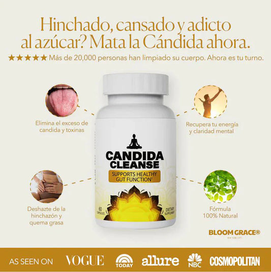 Cándida Cleanse® – kontroluje apetyt, zmniejsza obrzęki brzucha i zwalcza zmęczenie